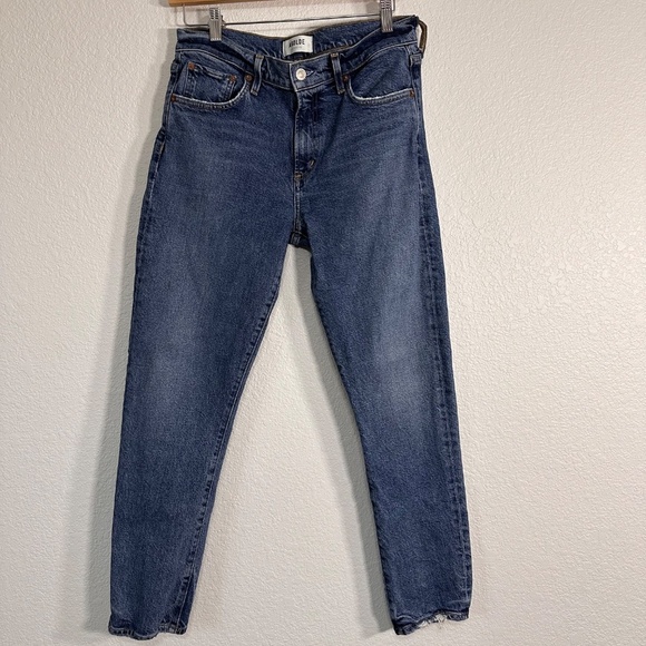 Agolde Toni Mid Rise Straight Jeans 27 - Picture 2 of 8